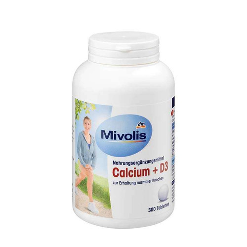 قرص کلسیم و ویتامین D3 میولیس 300 عدد