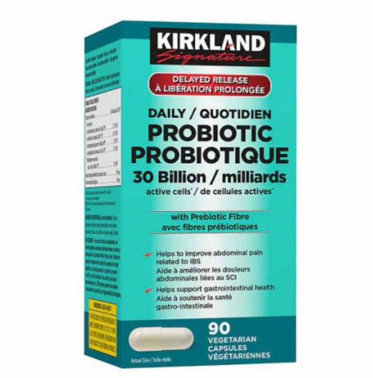 پروبیوتیک روزانه کرکلند سلامت روده و سیستم گوارش 30 میلیارد