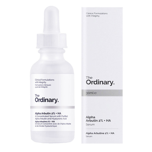 سرم آلفا آربوتین 2% + هیالورونیک اسید اوردینری ضد لک، آبرسان و روشن کننده پوست 30 میل