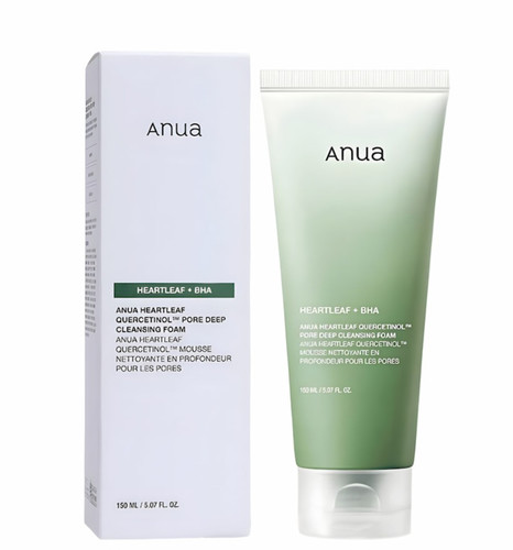 فوم شستشو عمیق منافذ آنوا ANUA مدل Heartleaf با BHA