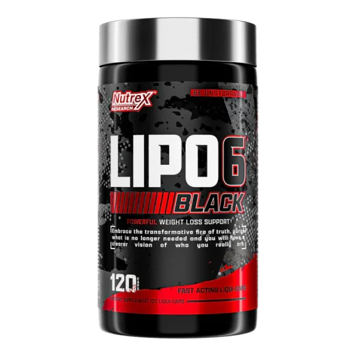 چربی سوز لیپوسیکس 6 بلک ناترکس 120 عددی