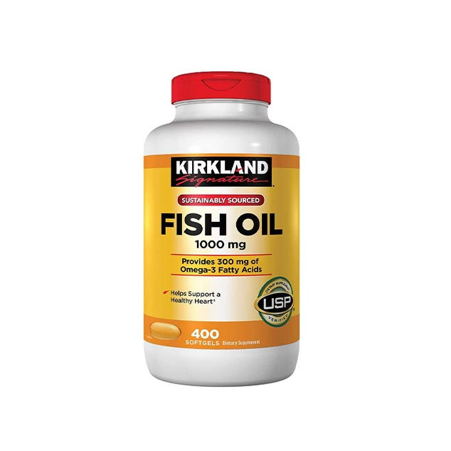 روغن ماهی کرکلند سیگنچر ۱۰۰۰ میلیگرمی ۴۰۰ عددی امریکا