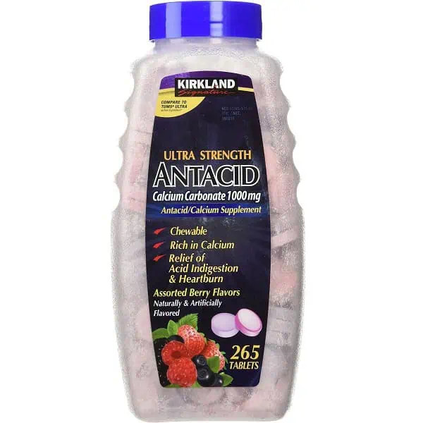 آنتی اسید کلسیم کربنات کرکلند امریکا ۲۶۵ عددی