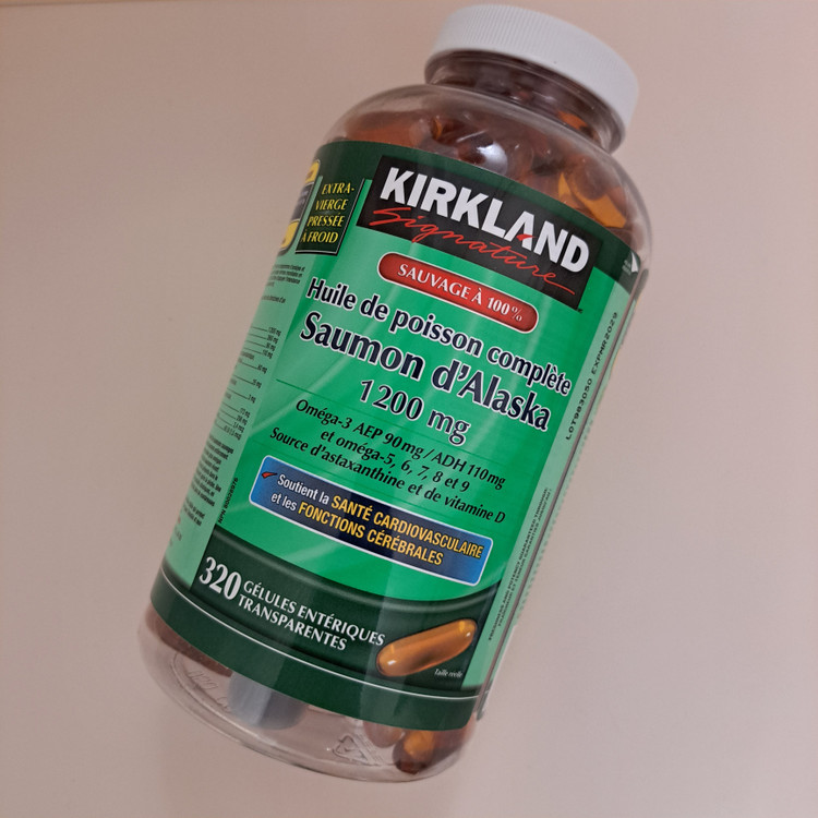 کپسول روغن ماهی فیش اویل کرکلند مدل Wild Alaskan