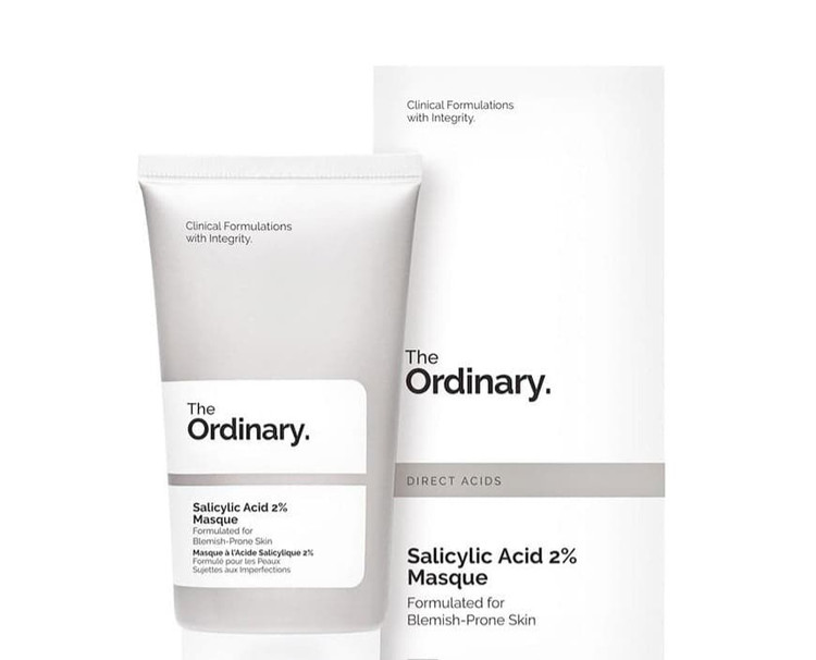 ماسک ضدلک و لایه بردار سالیسیلیک اسید 2٪ اوردینری 100 میل