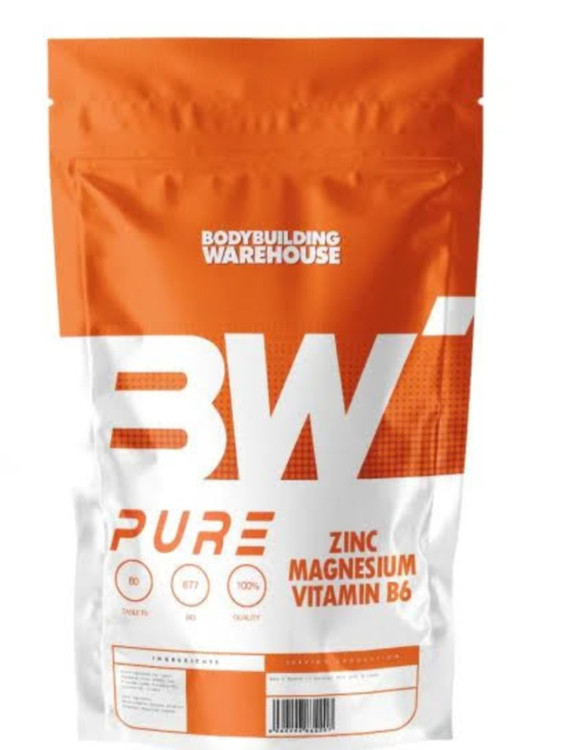 مکمل زینک،منیزیم،ویتامین B6 بادی بیلدینگ 60 عددی