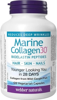 کلاژن 30 وبر نچرالز حاوی پپتاید بیوالاستین 120 عددی