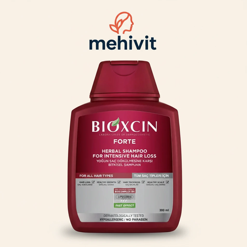 شامپو ضدریزش بیوکسین قرمز (اصل) فرمولاسیون تاثیرگذاری فوری
