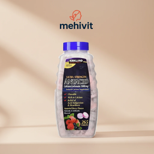 آنتی اسید کلسیم کربنات کرکلند امریکا ۲۶۵ عددی