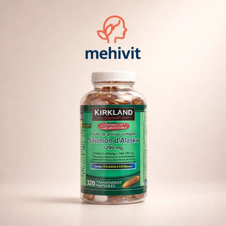 کپسول روغن ماهی فیش اویل کرکلند مدل Wild Alaskan