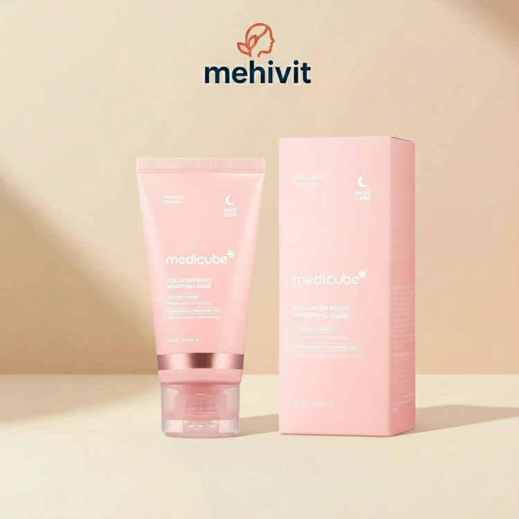 ماسک شب لایه بردار مدل کلاژن مدی کیوب