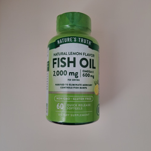 روغن ماهی نیچرز تروث 2000 میلی گرمی 60 عددی امریکا